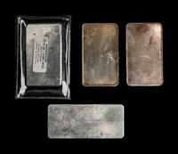 [PRIVATE ISSUE] A Group of Four Silver Bars