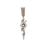 ANTIQUE, DIAMOND ARROW BROOCH