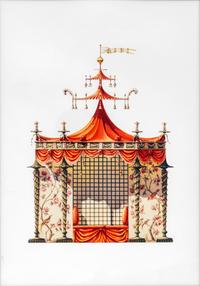 A Group of Gilt Framed Color Reproductions of Dams & Zega's Watercolors Chinoiseries — 20TH CENTURY