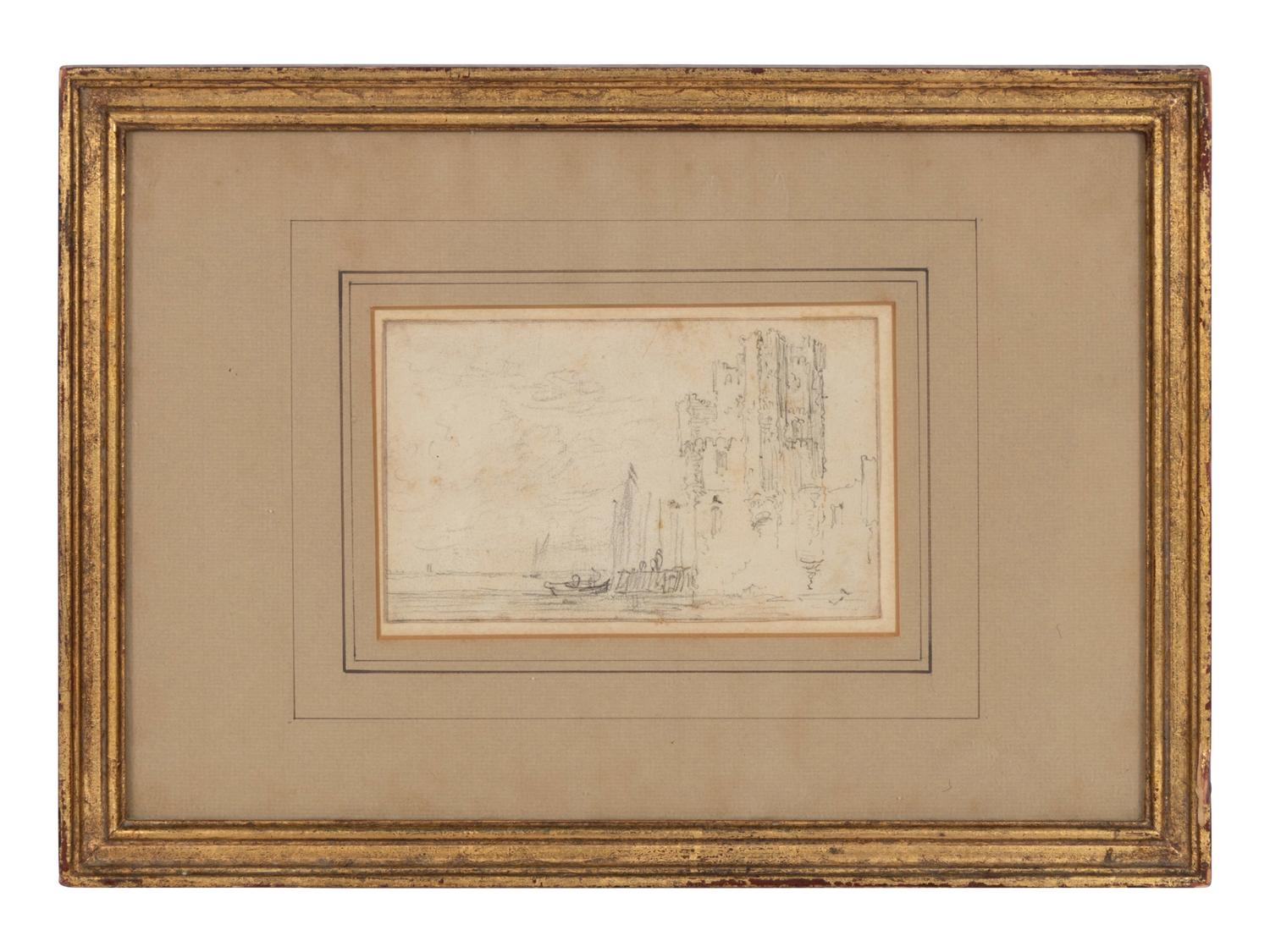 A River Landscape with a Castle Beyond