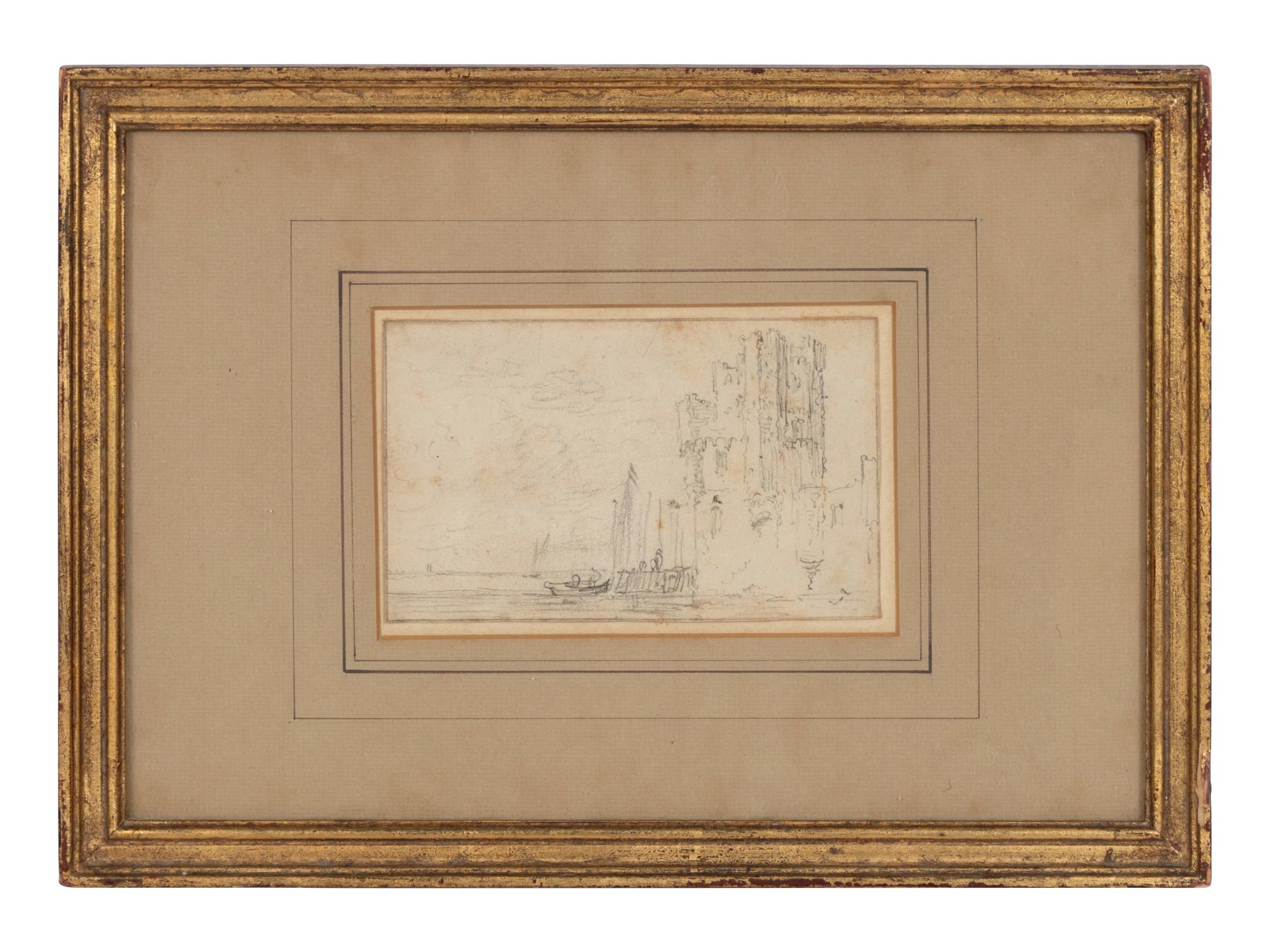 A River Landscape with a Castle Beyond