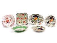 Four Coalport Porcelain Serving Articles