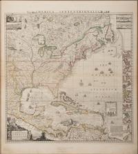 POPPLE, Henry (d.1743). A Map of the British Empire in America with the French and Spanish Settlements adjacent therto . London, ca 1734.