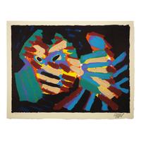 Karel Appel (Dutch, 1921-2006) — Cats (complete portfolio of seventeen lithographs, with title page and portfolio case), 1978