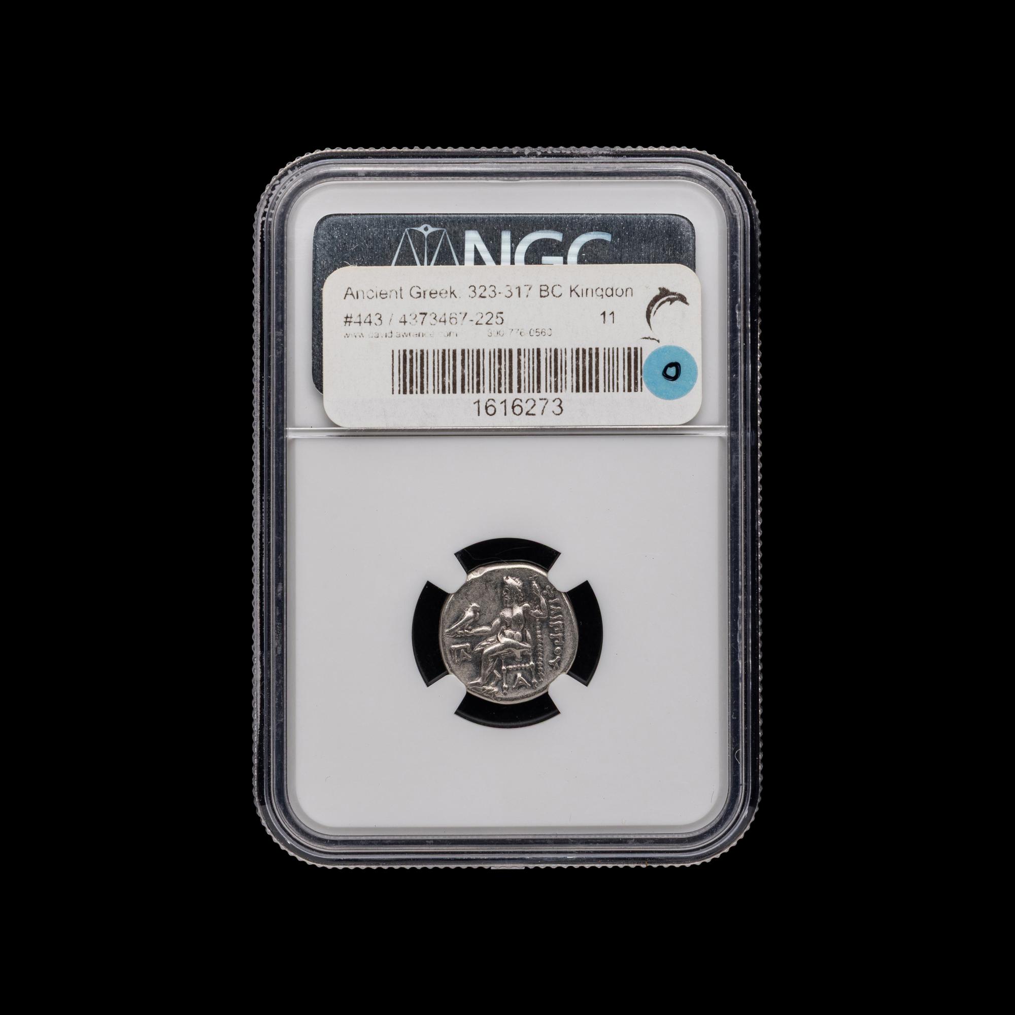 [ANCIENTS] MACEDONIAN KINGDOM. Philip III (323-317 BC). Ar Drachm. [NGC ChVF]