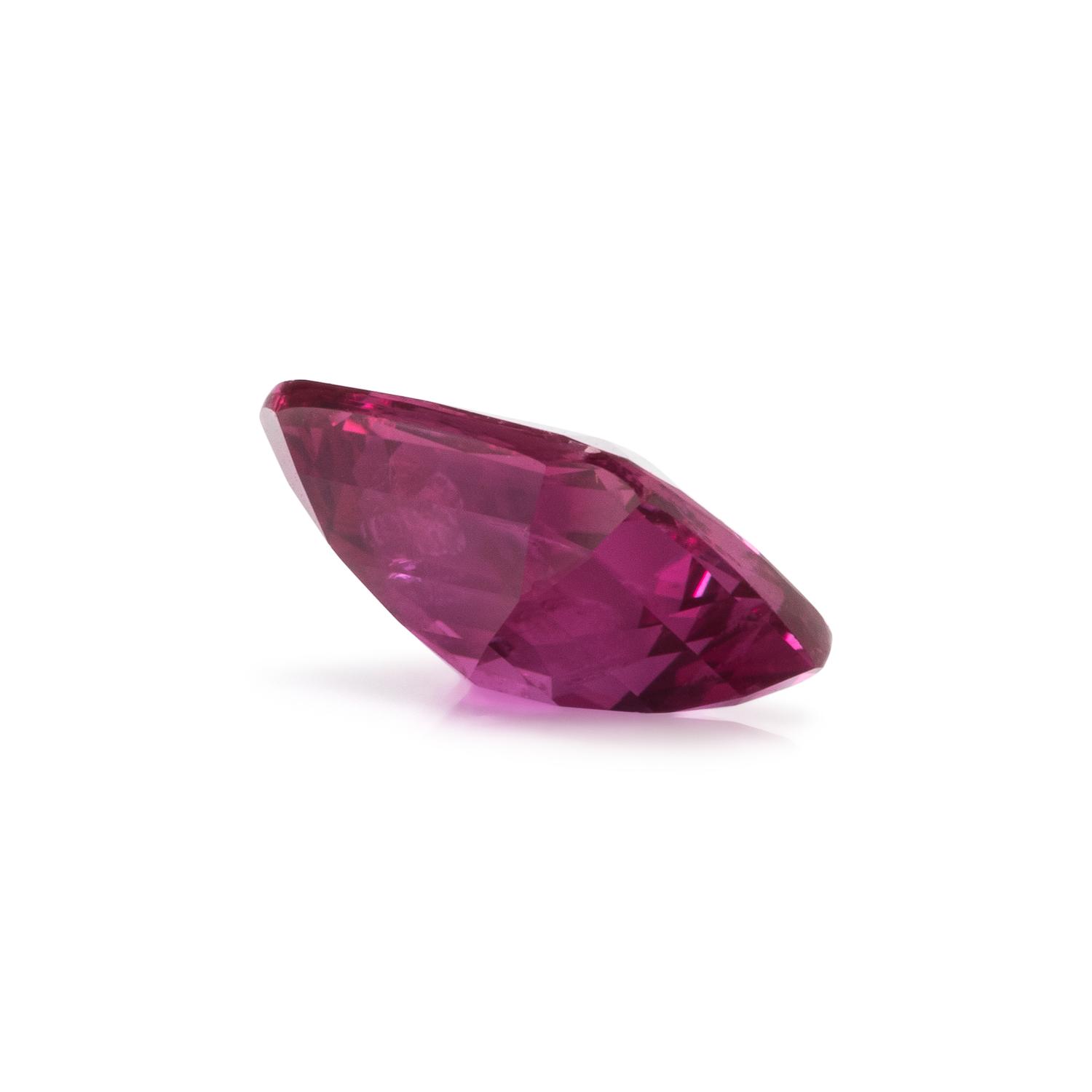 6.00 CARAT CUSHION MIXED CUT RUBY
