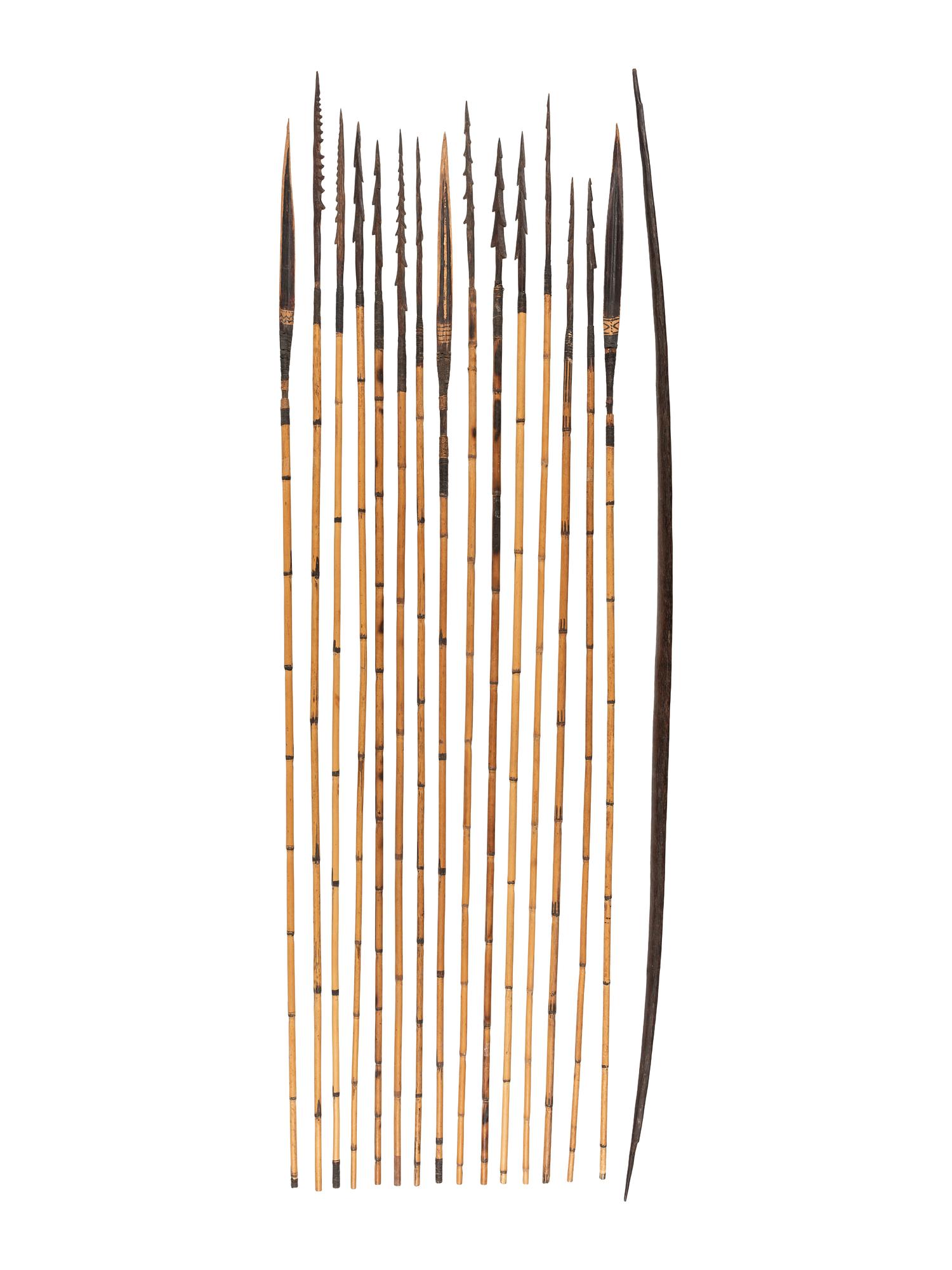 Papuan New Guinea Bow and Arrows