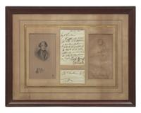 [Literature] [Dickens, Charles] Cruikshank, George. Autograph Letter, signed