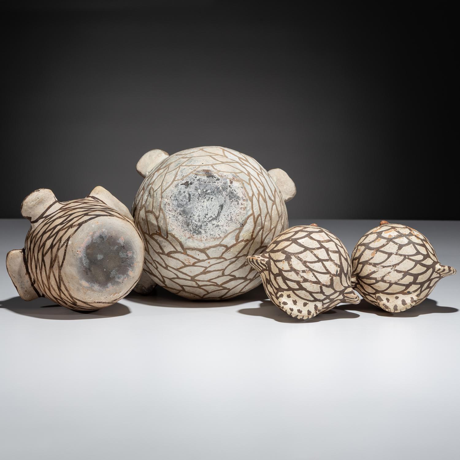 A Parliament of Zuni Pottery Owls