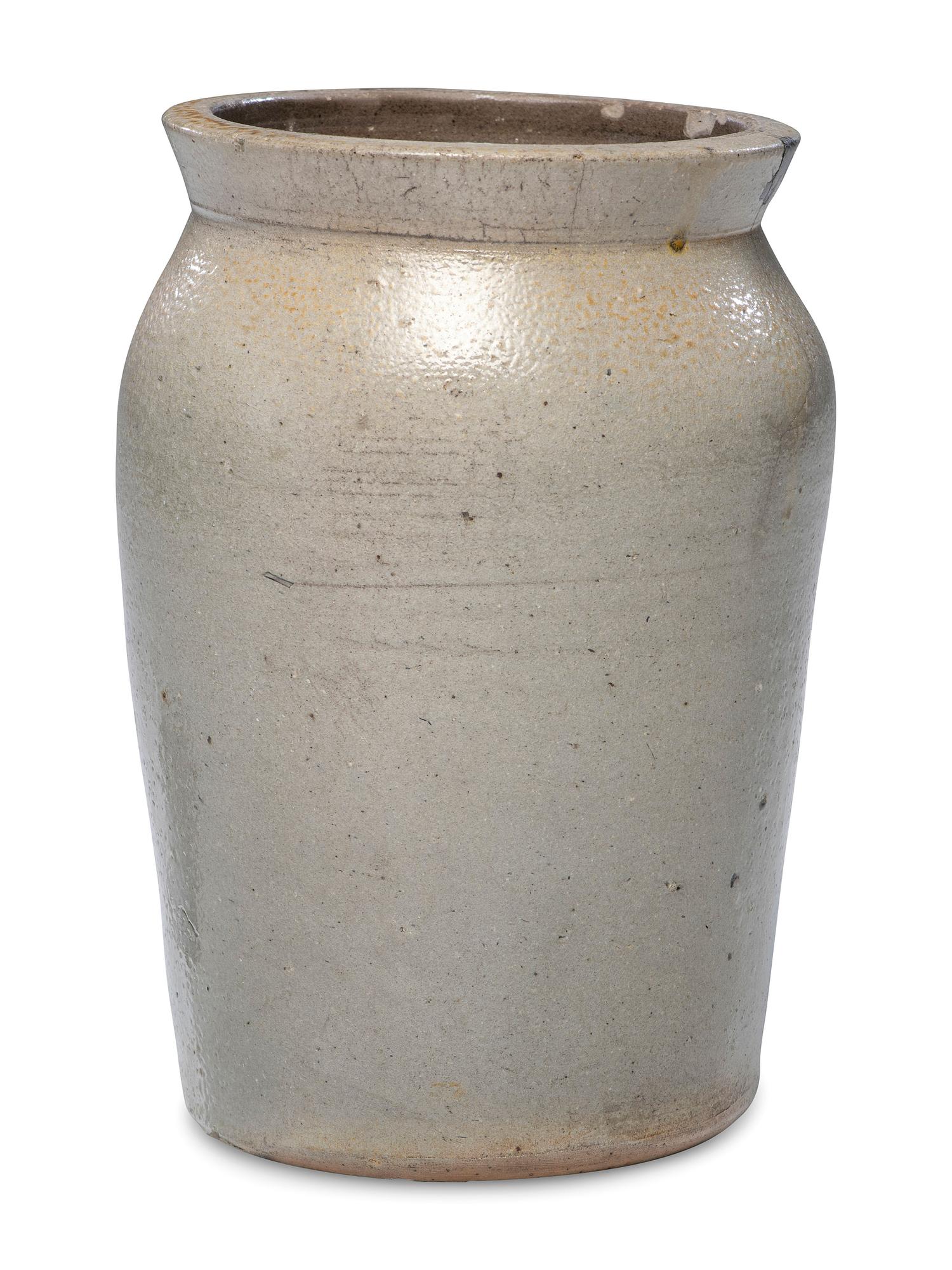 A Rare Wait and Ricketts Stoneware Jar