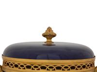A French Gilt Bronze Mounted Porcelain Bowl and Cover