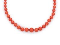 CORAL BEAD NECKLACE