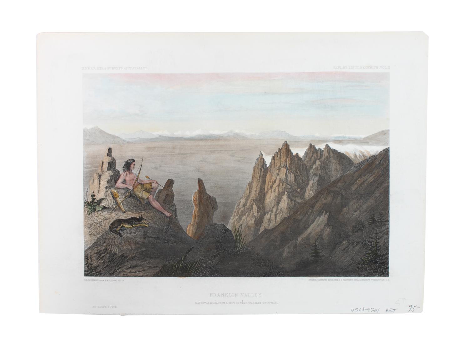 Beckwith, Luitenant Edward Griffin Height 7 1/2 x width 10 inches — MID-19TH CENTURY