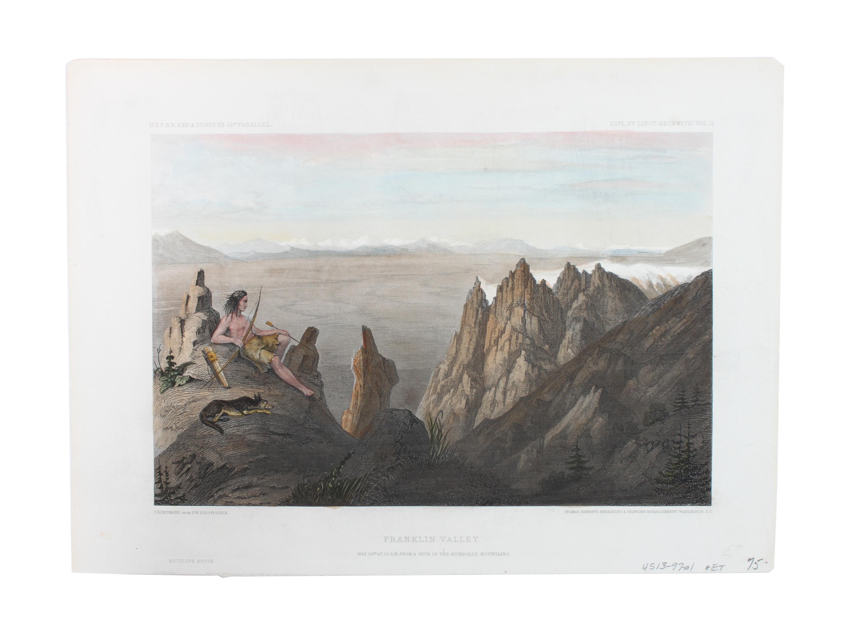 Beckwith, Luitenant Edward Griffin Height 7 1/2 x width 10 inches — MID-19TH CENTURY