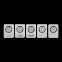 A Group of Five 2010 America the Beautiful-Early Releases Commemorative 5 oz. Silver Rounds [NGC MS69]