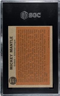 A Group of 1962 Topps Mickey Mantle and Willie Mays Baseball Cards
