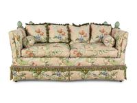 A Chintz-Upholstered Knole Sofa