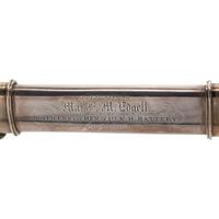 Civil War Military Archive of Major Frederick M. Edgell and the 1st New Hampshire Battery Including: Tiffany & Co. M1850 Presentation Sword in Case with 80 Original Documents, Letters, CDVs, and Accessories