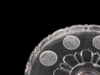A Collection of United States Coin-Motif Decorated Glass Table Articles