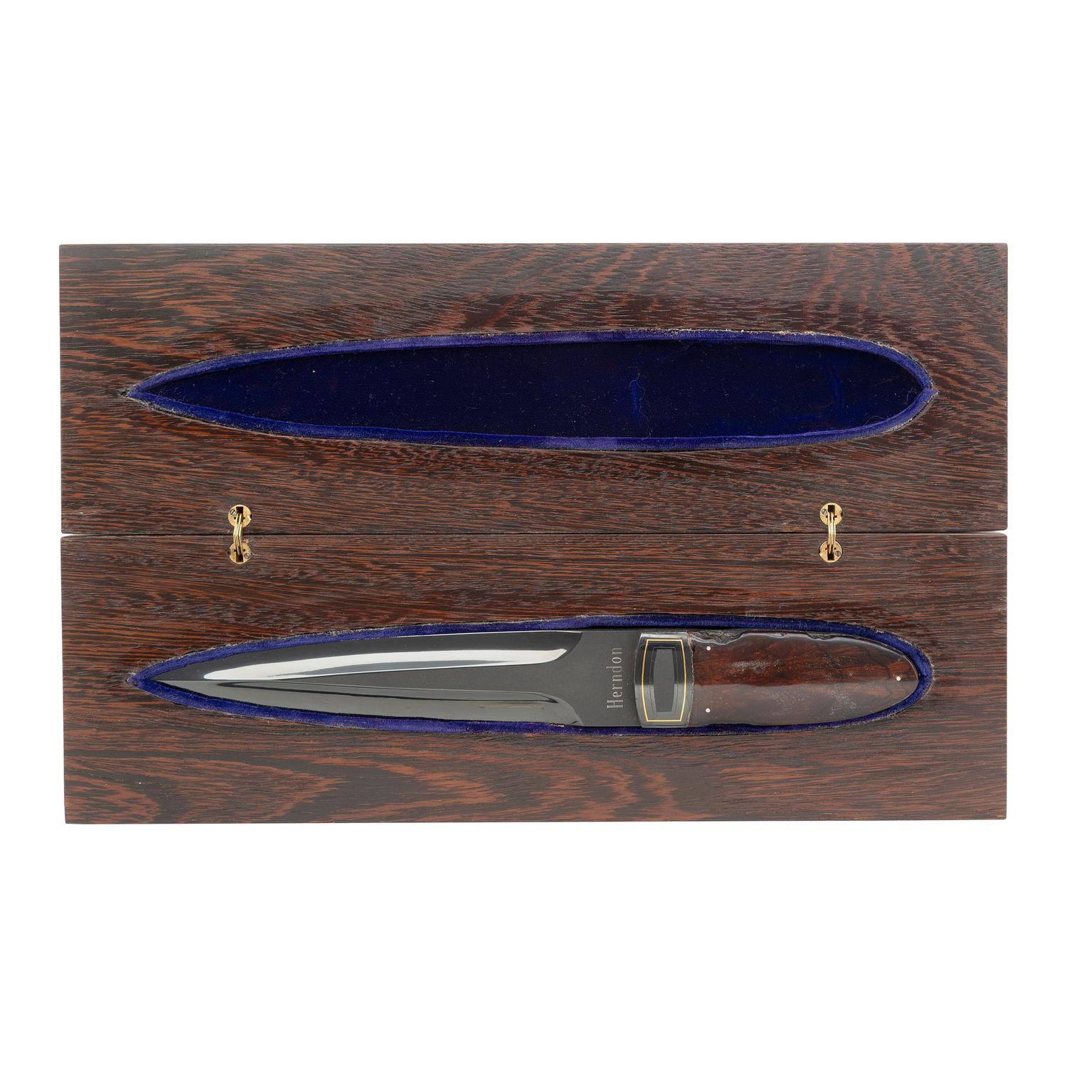 William "Bill" Herndon Dagger in Presentation Case