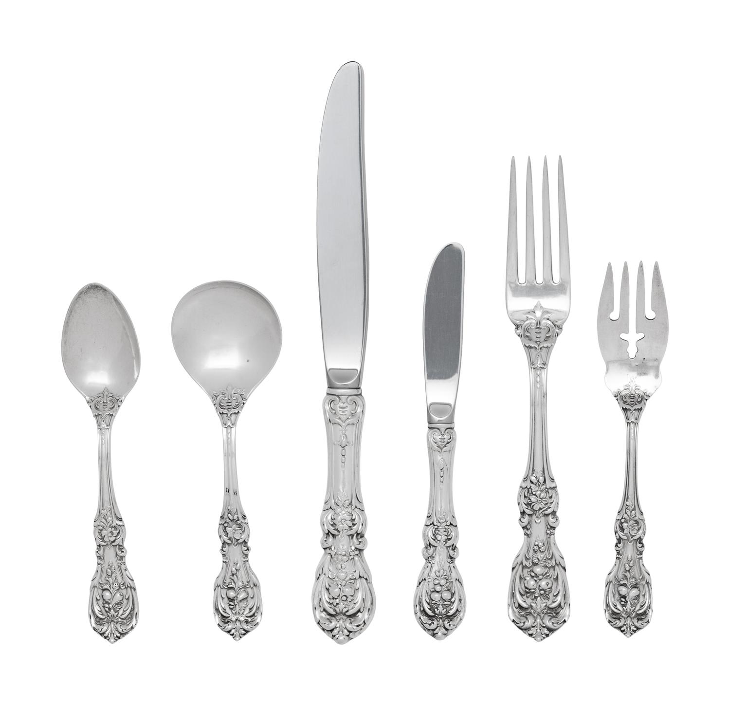 An American Silver Francis I Flatware Service