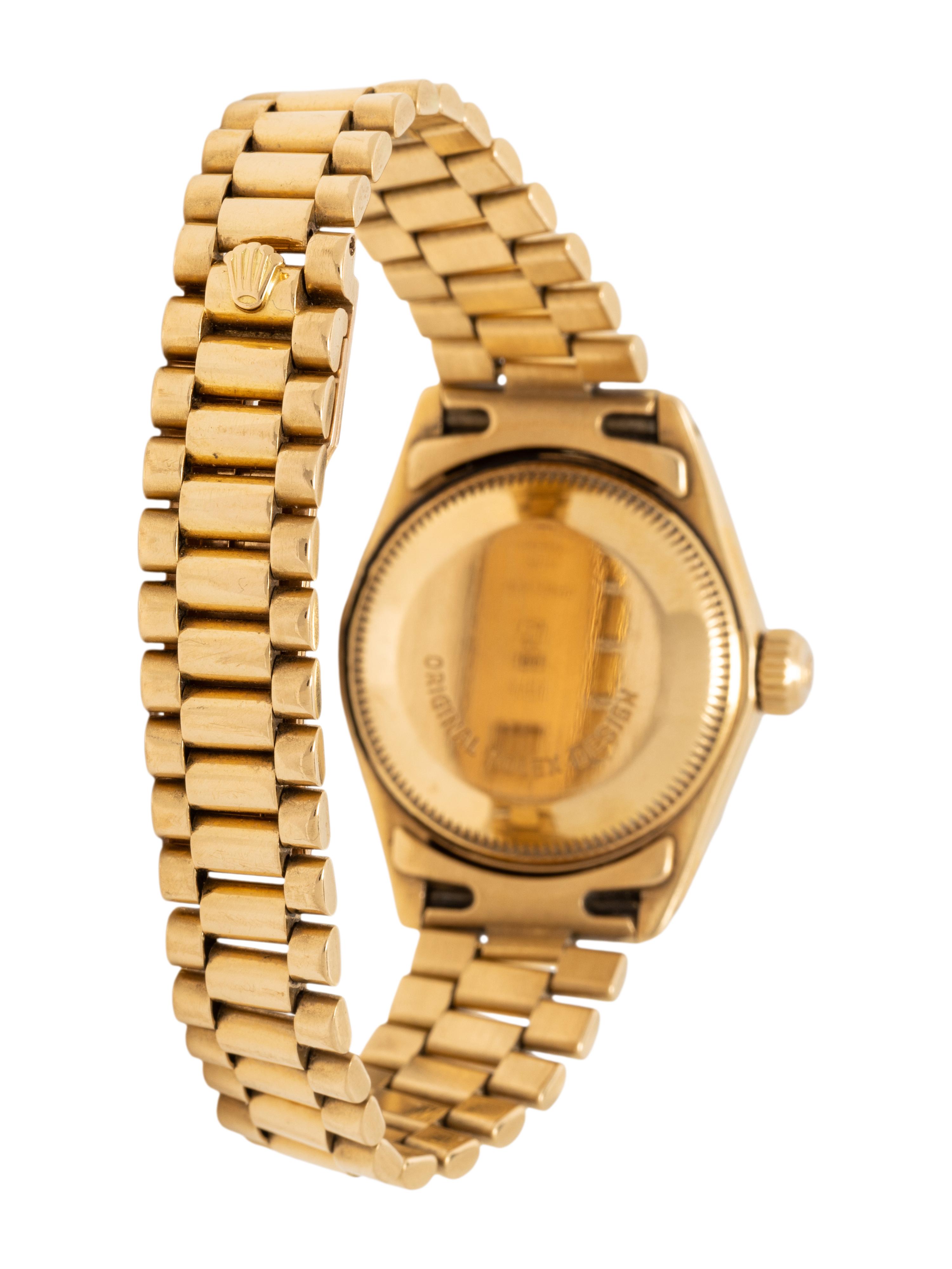 ROLEX, REF. 6917 18K YELLOW GOLD 'LADY DATEJUST' WATCH