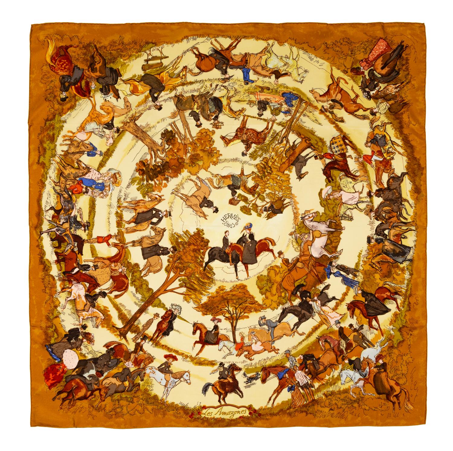 Hermès 90cm Silk Scarf