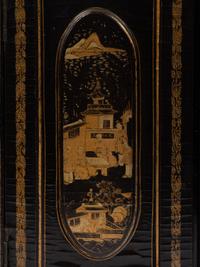 A Chinese Export Lacquered Jewelry Box