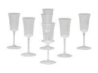 Seven Baccarat Brantome Water Goblets