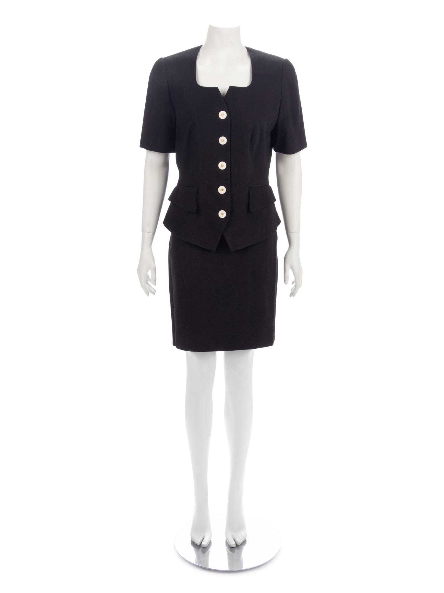 Two Louis Feraud Skirt Ensembles, 1980-90s