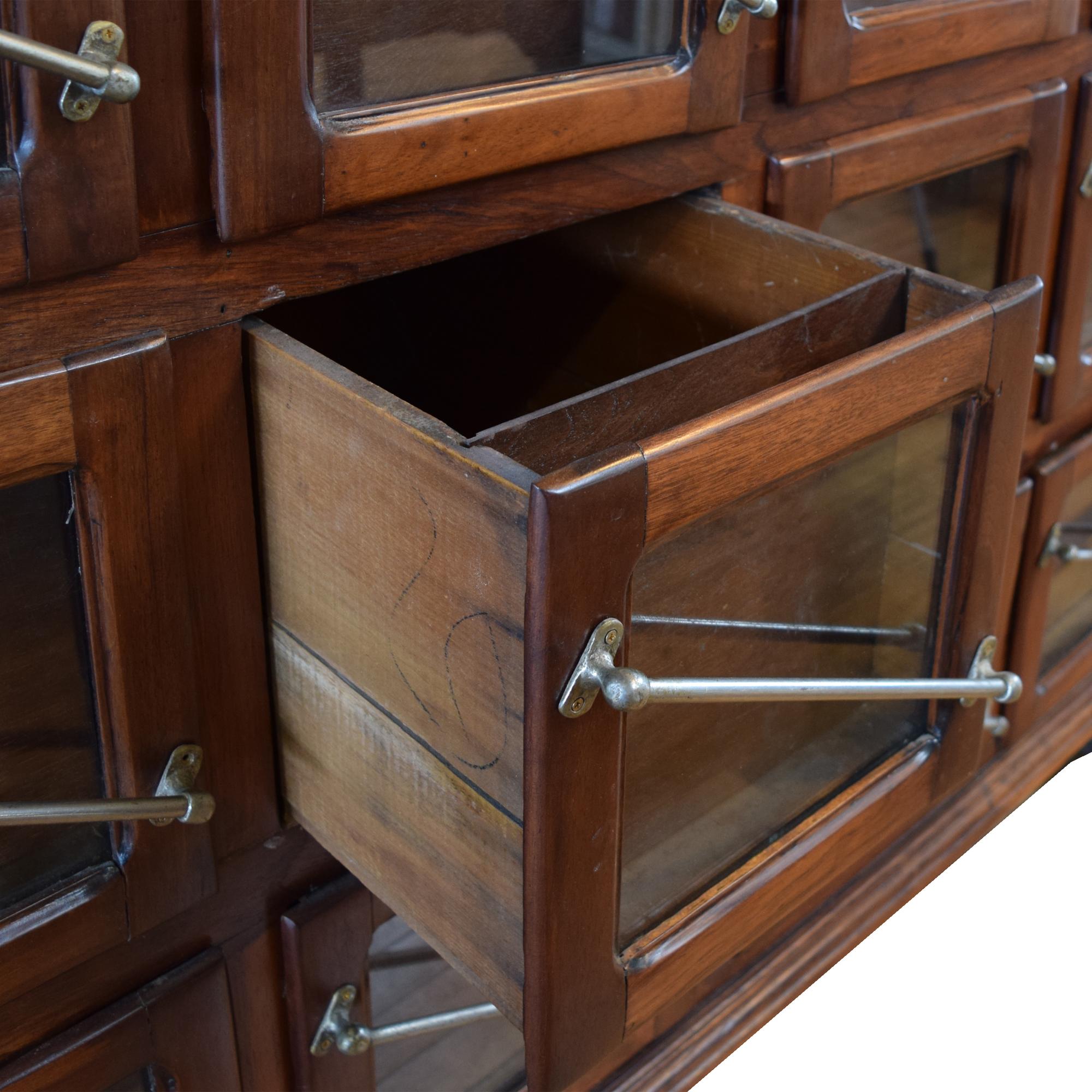 A Pasta Cabinet with Twenty Drawers 60" W x 25" D x 74.25" H — Argentina, Early 20th Century