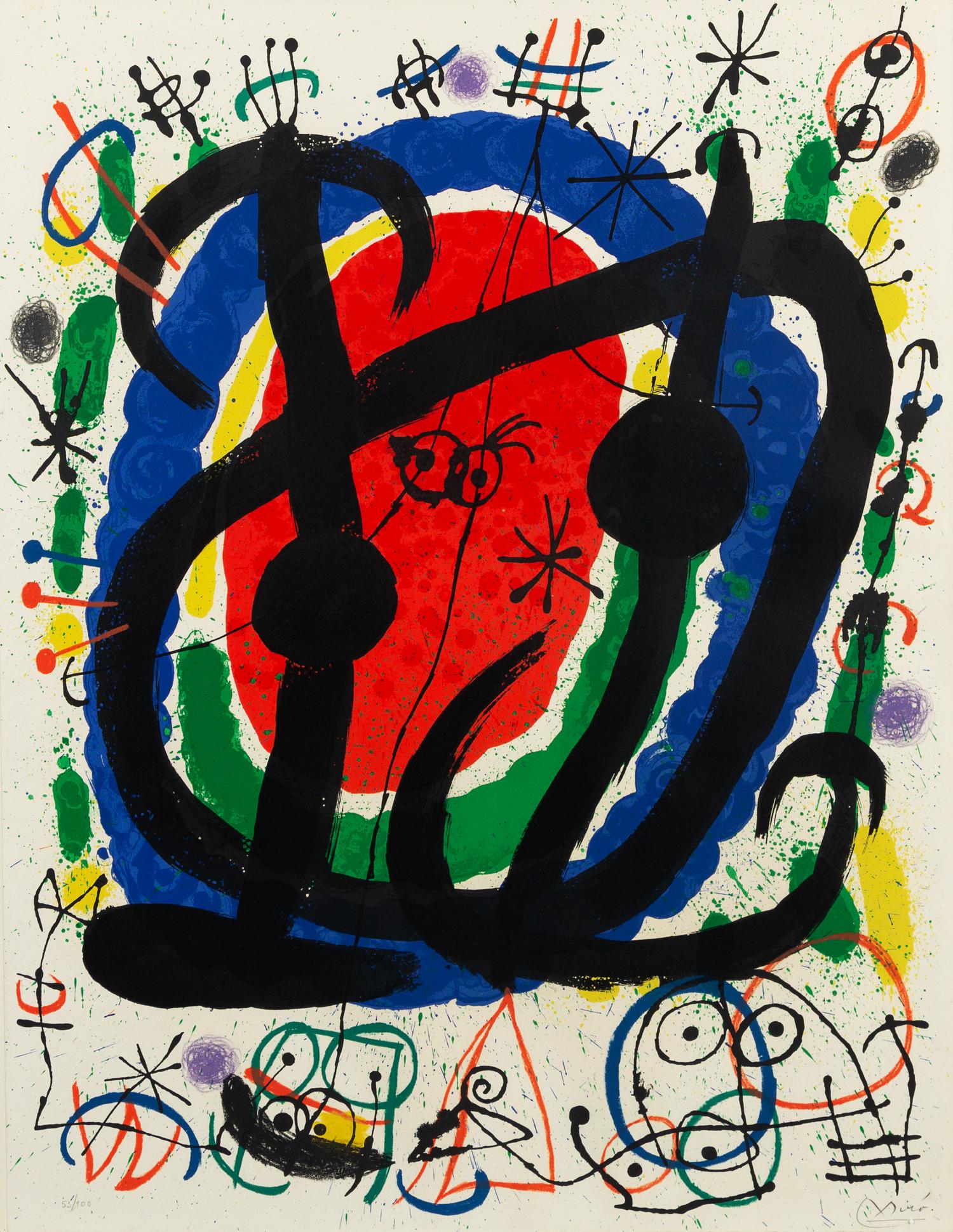 Joan Miró, (Spanish, 1893-1983), Abstract Composition 1, 1961