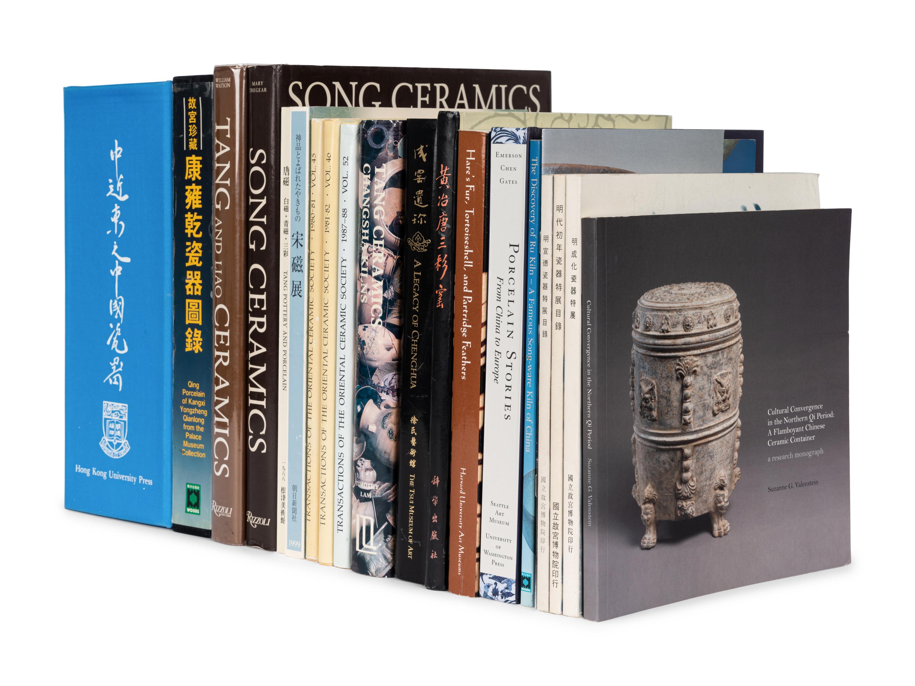 [CERAMICS — KILNS] A group of reference works about Chinese Ceramics from different kilns, comprising: