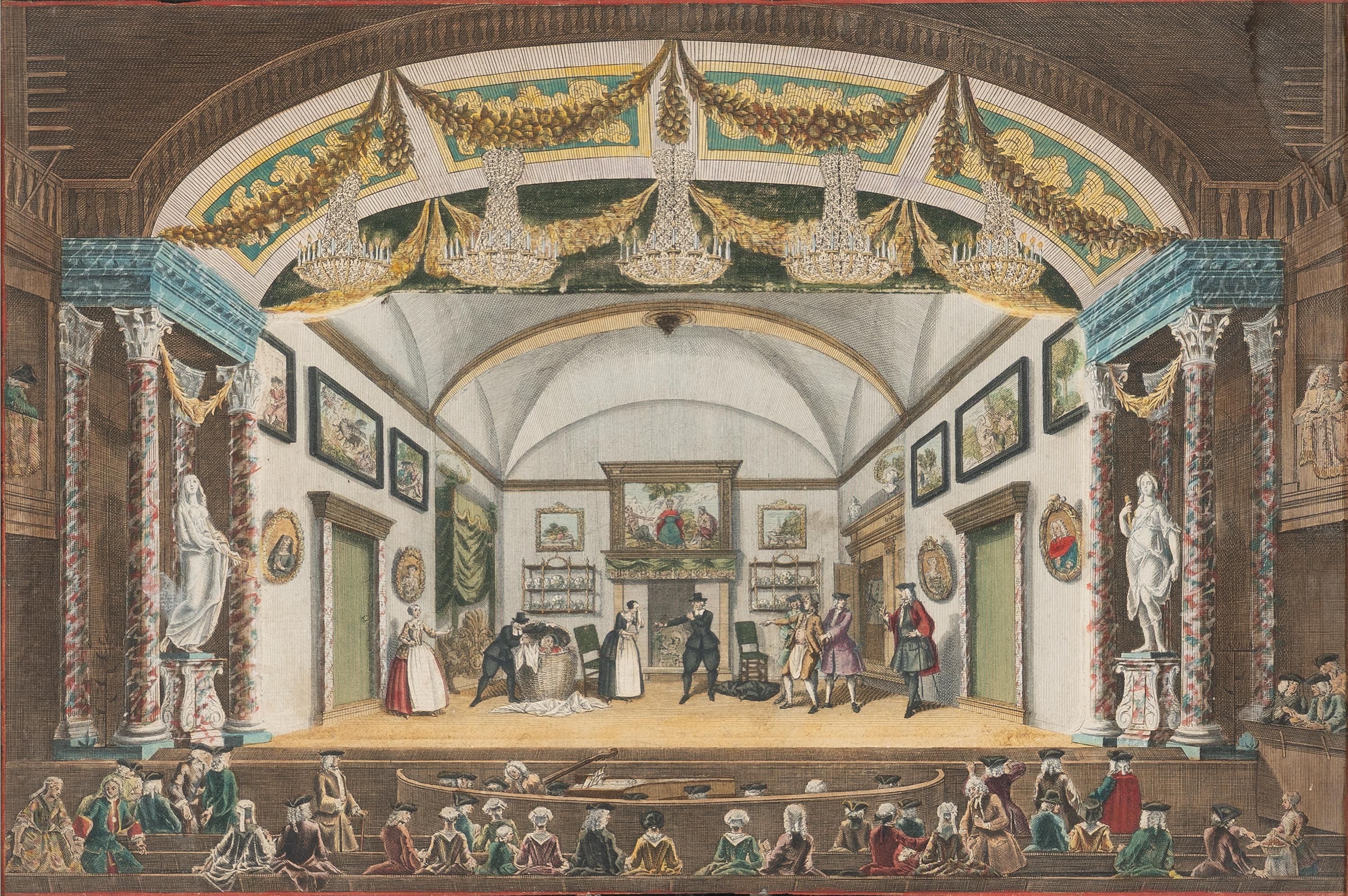A Pair of Dutch Hand Colored Engravings (19th Century)