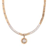 YELLOW GOLD AND DIAMOND NECKLACE