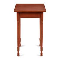 An American Red-Painted Side Table