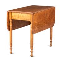 A Tiger Maple Drop Leaf Table
