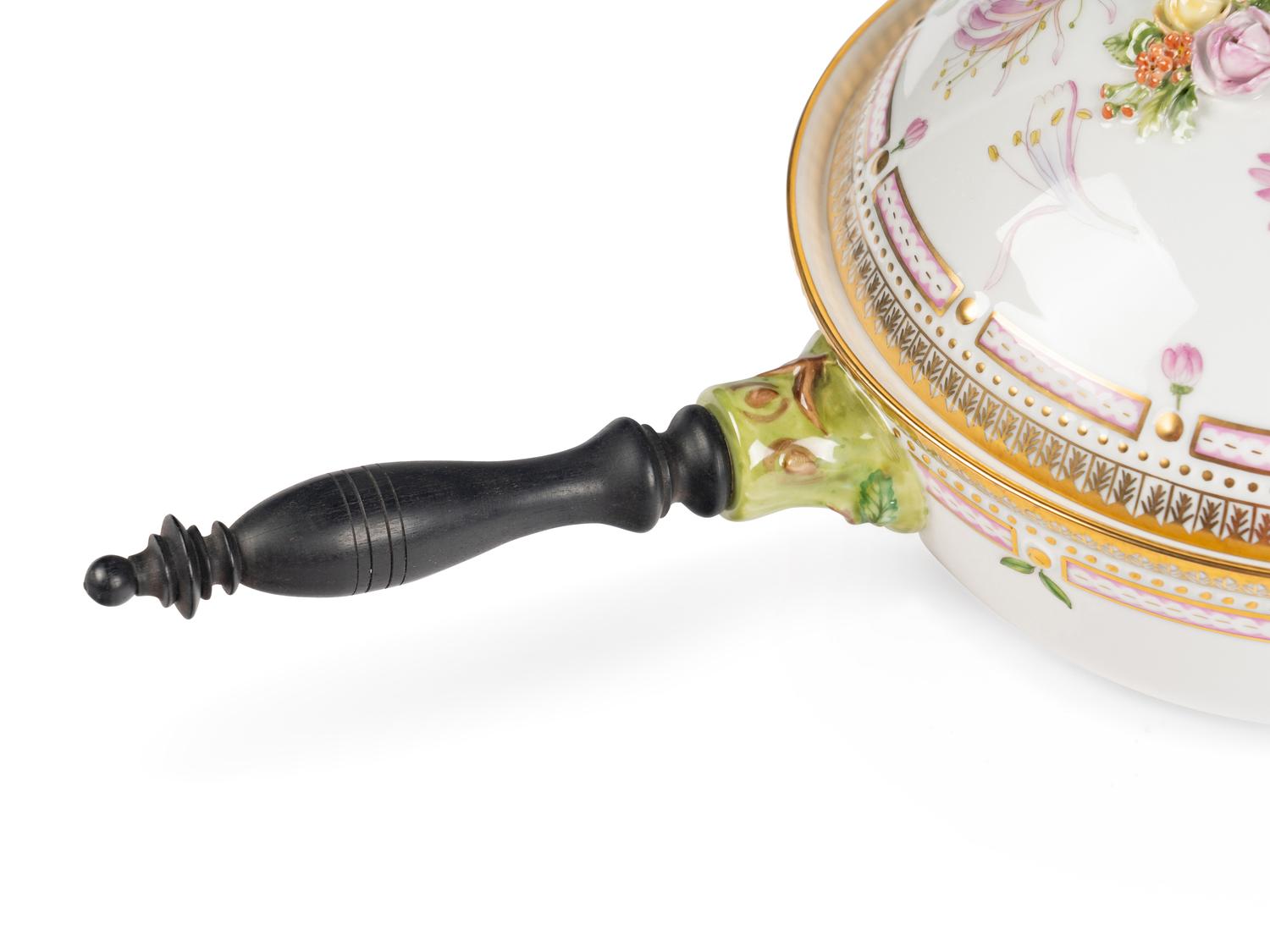 A Royal Copenhagen Flora Danica Porcelain Covered Vegetable Dish