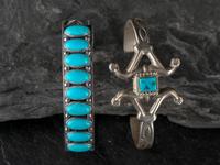 Sterling Silver and Turquoise Cuff Bracelets