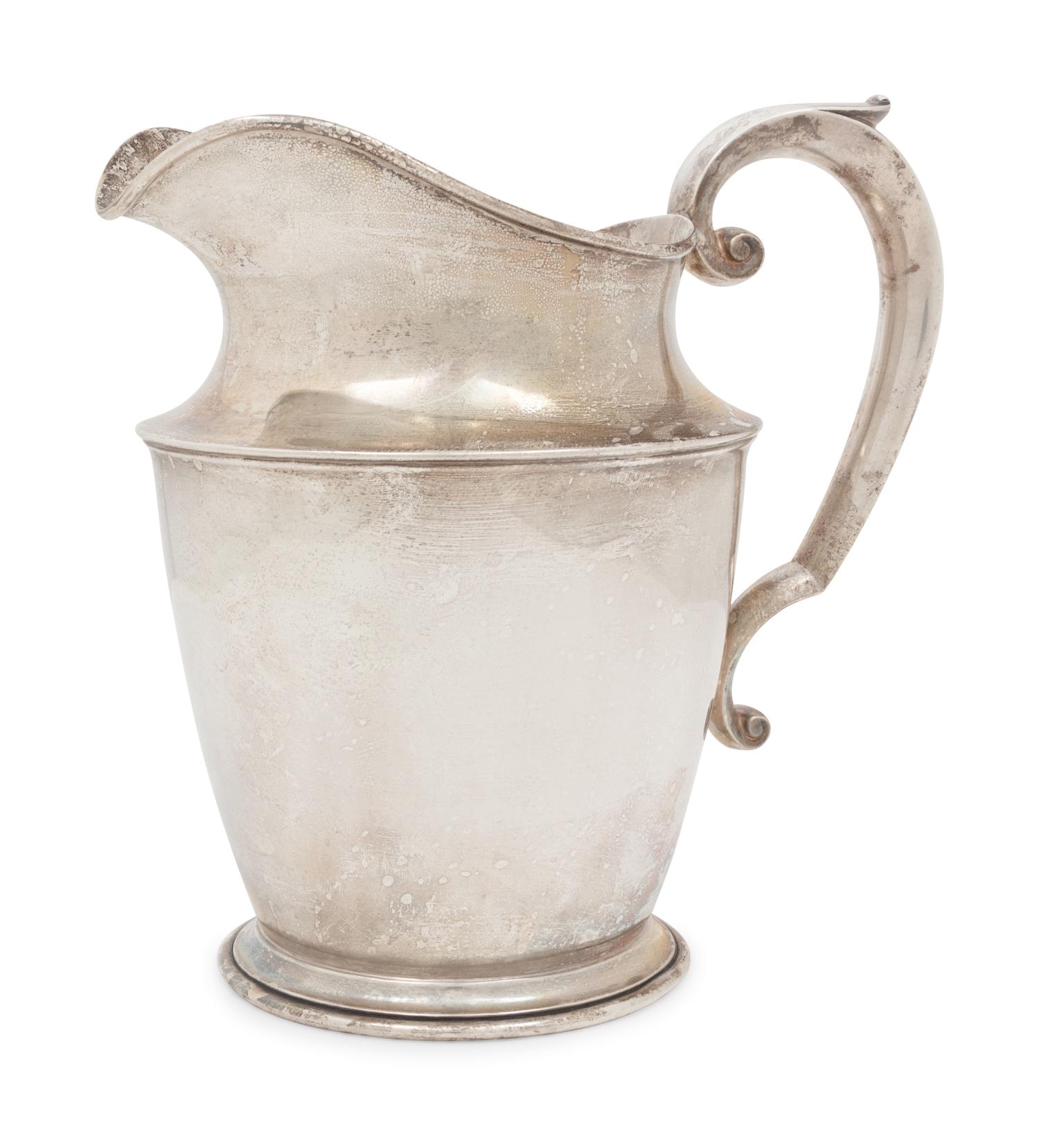 An American Silver Water Pitcher