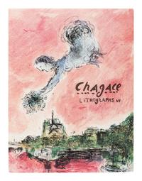 CHAGALL, Marc (1887-1985). The Lithographs of Chagall . Vol. I: Monte Carlo: André Sauret, 1960; Vol. II: Monte Carlo and Boston: André Sauret and Boston Book and Art Shop, Inc., 1963; Vol. III: Paris: André Sauret, 1969; Vol. III: Boston: Boston Book and Art Shop, Inc., 1969; Vols. IV, V and VI: New York: Crown Publishers, Inc., 1974, 1984, 1986.