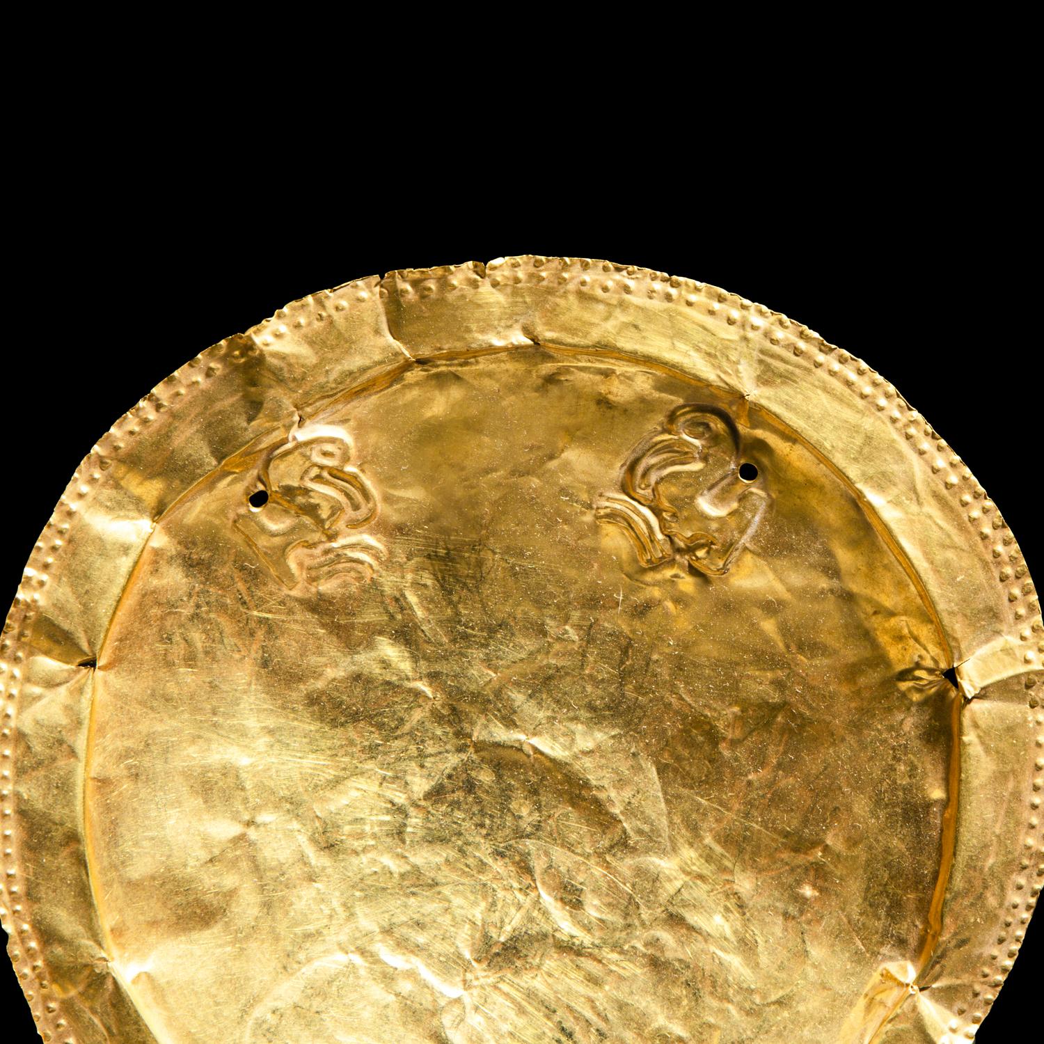 A Panamanian Tumbaga Pectoral Disk
