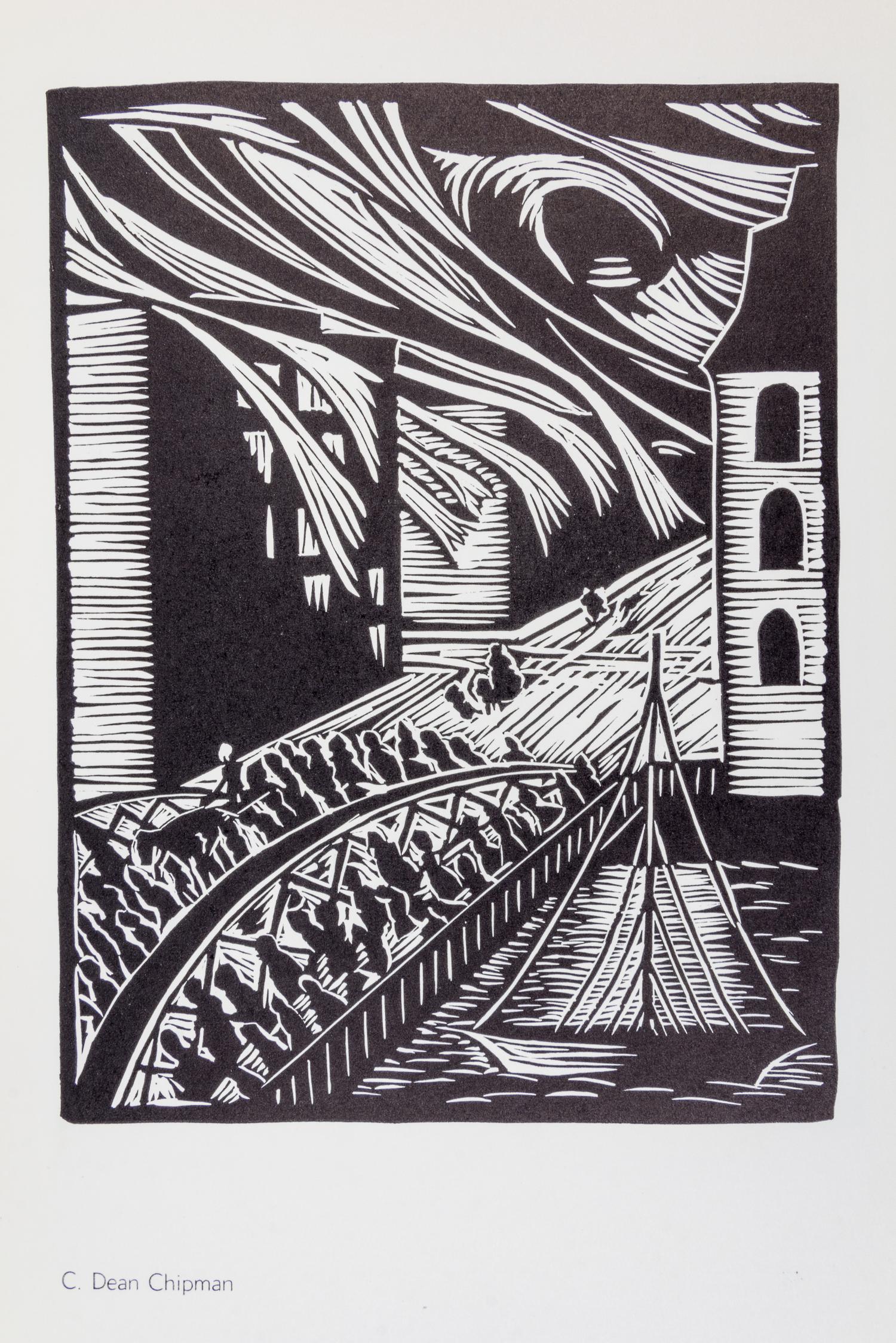 (CHICAGO) Chicago: A History in Block-Print. Chicago, 1934.