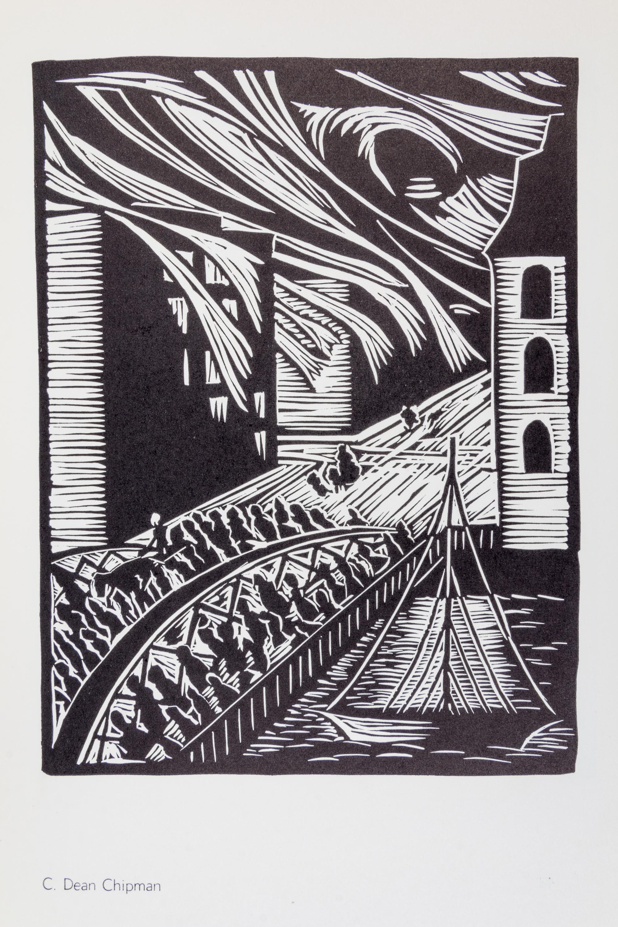 (CHICAGO) Chicago: A History in Block-Print. Chicago, 1934.