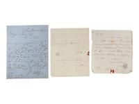 [MASSACHUSETTS]. A group of documents related to the prominent Boston, Massachusetts, firm of Fisher & Co., including: