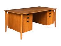 Executive Desk, circa 1955 Baker Furniture