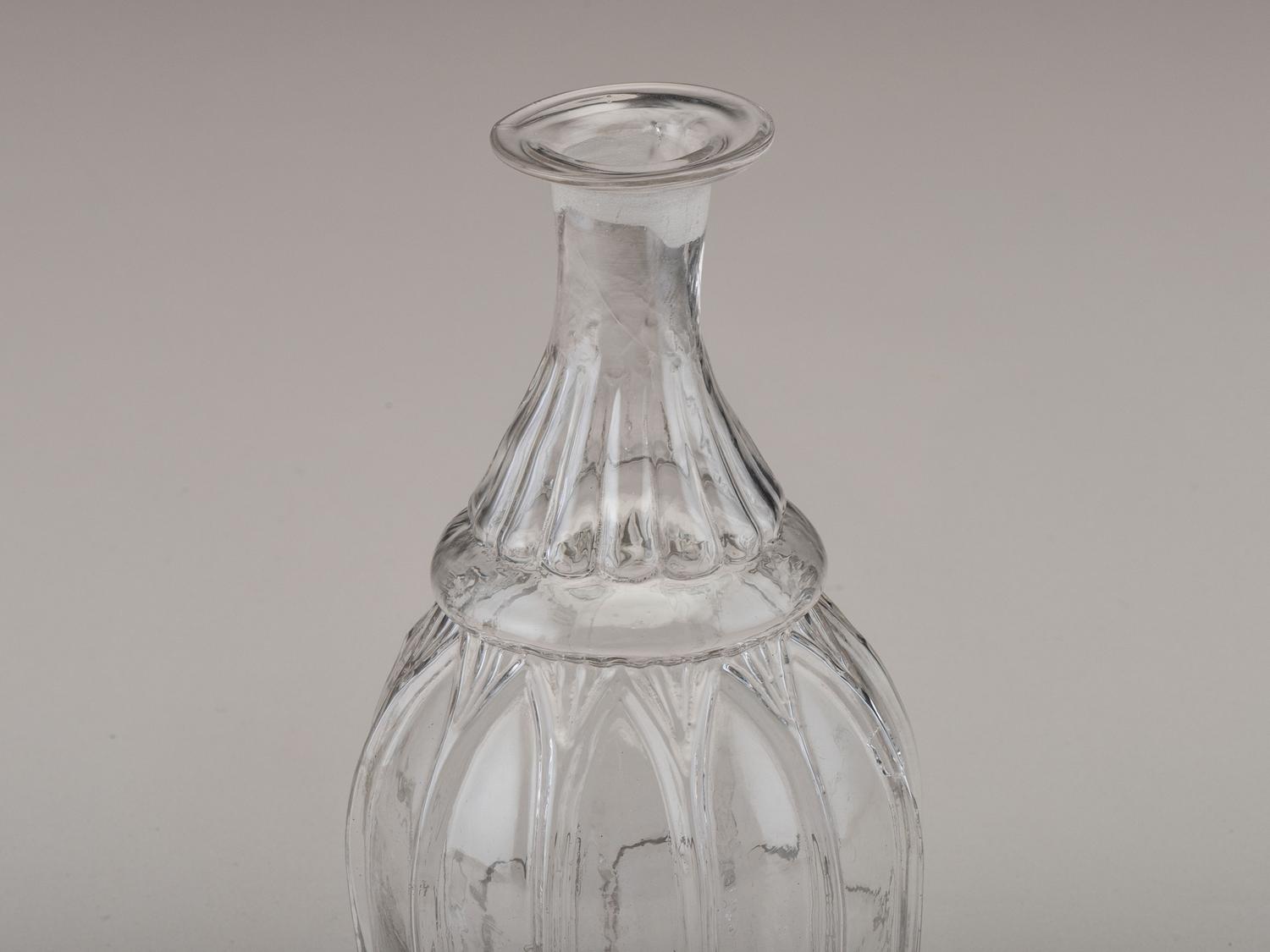 A Clear Glass Decanter by New England Glass Company