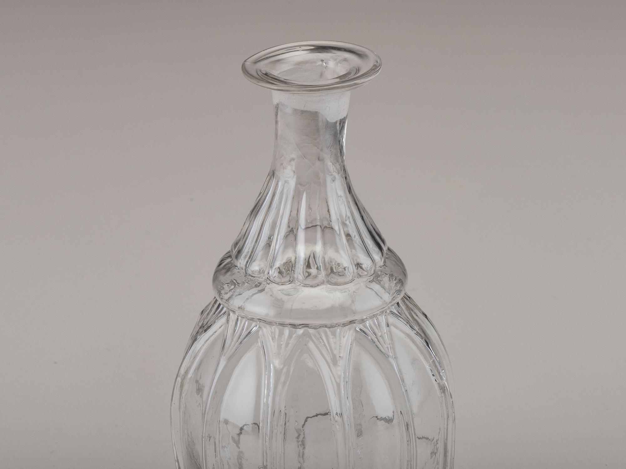 A Clear Glass Decanter by New England Glass Company
