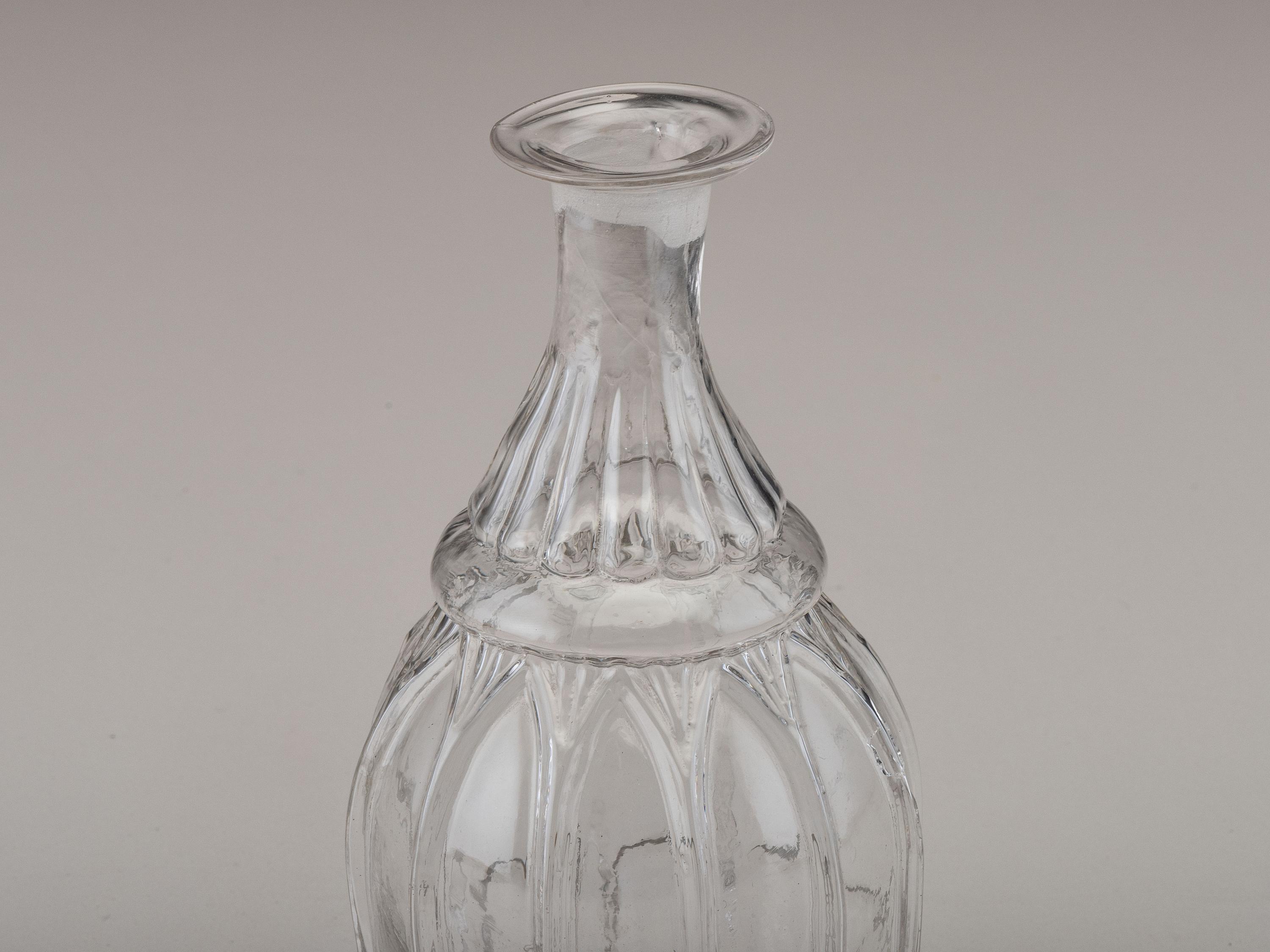 A Clear Glass Decanter by New England Glass Company