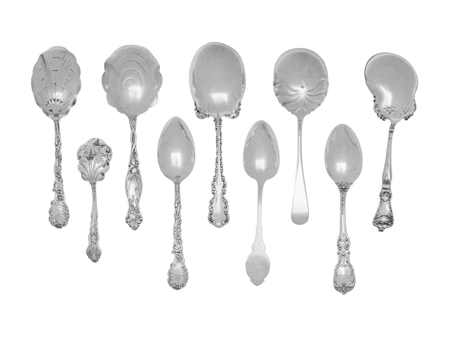 A Collection of American Silver Serving Articles